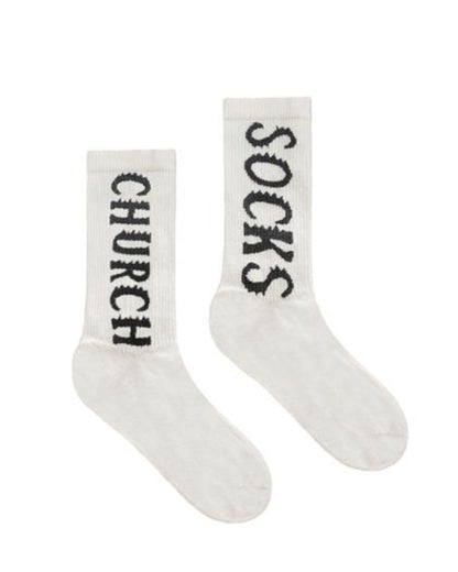 Kanye West Jesus Walks Socks (2 Pack) Bone Soot