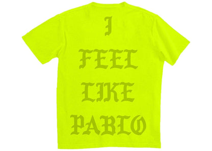 Kanye West Las Vegas Pablo Pop-Up I Feel Like Pablo T-shirt Safety Green