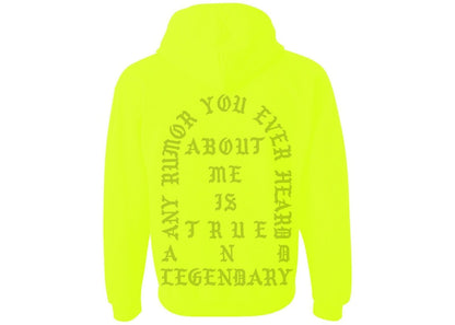 Kanye West Las Vegas Pablo Pop-Up True And Legendary Hoodie Safety Green