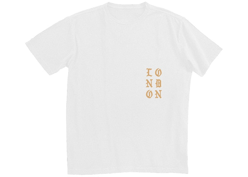Kanye West London Pablo Pop-Up Ultralight Beam T-shirt White