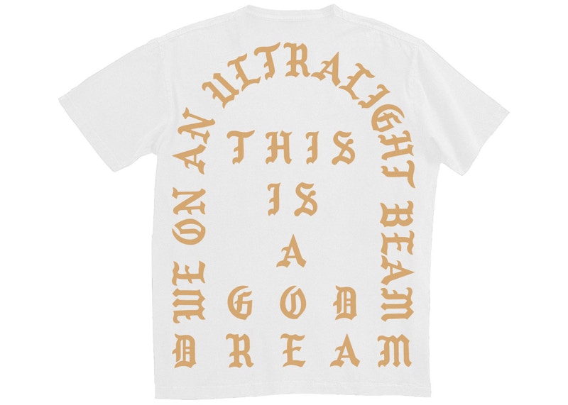 Kanye West London Pablo Pop-Up Ultralight Beam T-shirt White