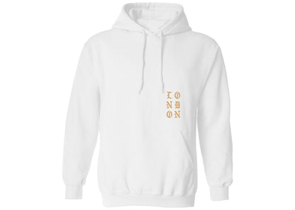 Kanye West London Pablo Pop-Up Woke Up And Felt The Vibe Hoodie White