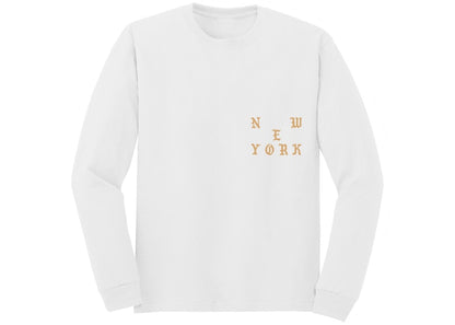Kanye West New York Pablo Pop-Up Kanye Loves Kanye L/S T-shirt White