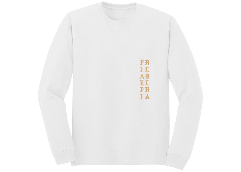 Kanye West Philadelphia Pablo Pop-Up Kanye Loves Kanye L/S Tee White