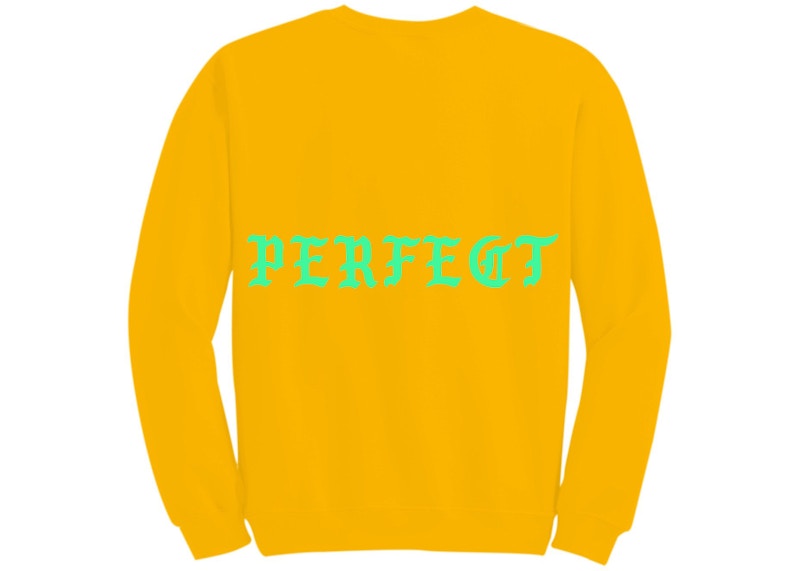 Kanye West Philadelphia Pablo Pop-Up Perfect Crewneck Gold