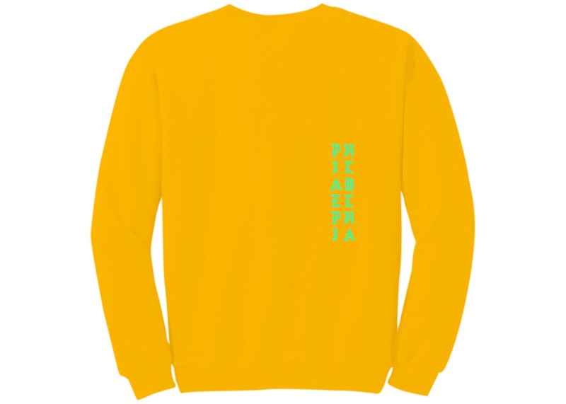 Kanye West Philadelphia Pablo Pop-Up Perfect Crewneck Gold