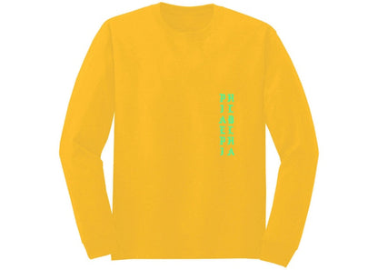 Kanye West Philadelphia Pablo Pop-Up We Young And We Alive L/S Tee Gold