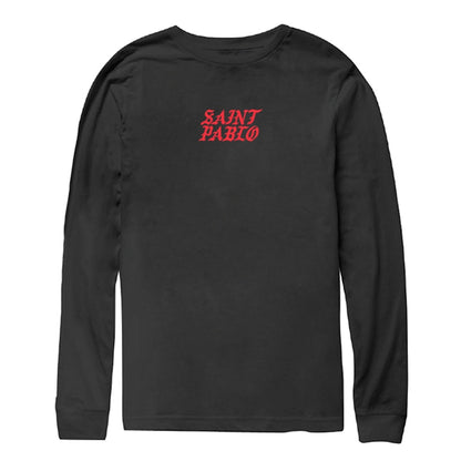 Kanye West Saint Pablo Kim Tennis Longsleeve T-Shirt Black