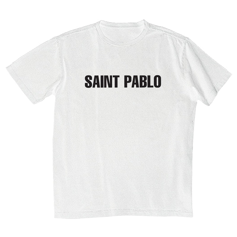 Kanye West Saint Pablo T-shirt White