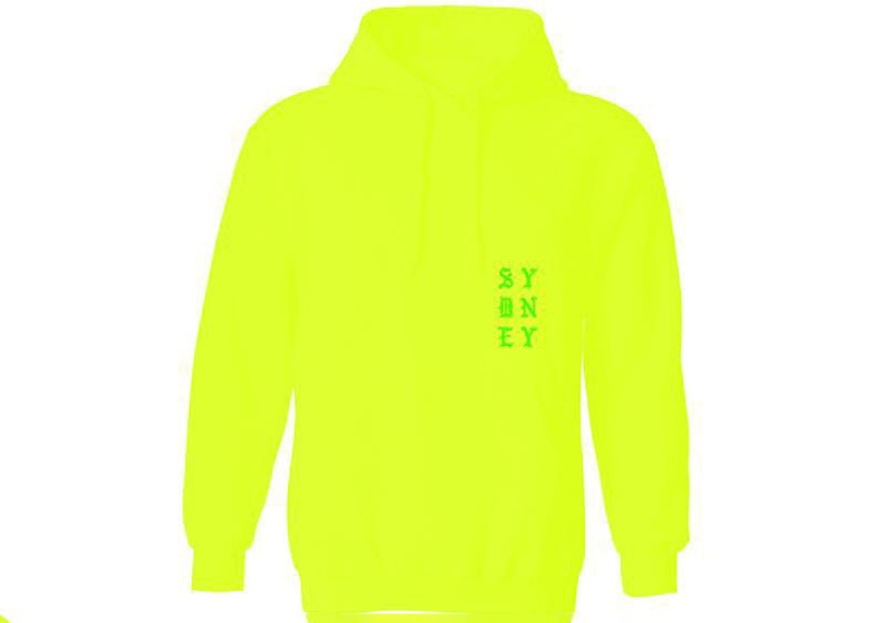Kanye West Sydney Pablo Pop-Up True And Legendary Hoodie Safety Green