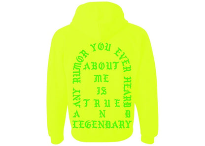 Kanye West Sydney Pablo Pop-Up True And Legendary Hoodie Safety Green