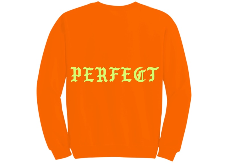 Kanye West Toronto Pablo Pop-Up Perfect Crewneck Safety Orange