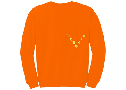 Kanye West Toronto Pablo Pop-Up Perfect Crewneck Safety Orange