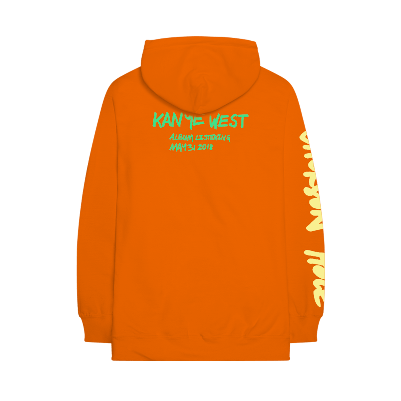 Kanye West Wyoming Hoodie Orange