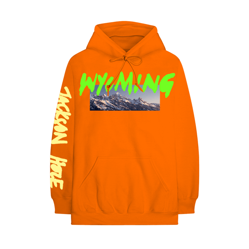Kanye West Wyoming Hoodie Orange