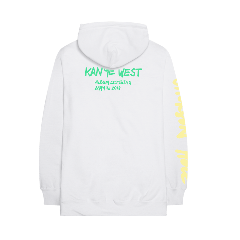 Kanye West Wyoming Hoodie White