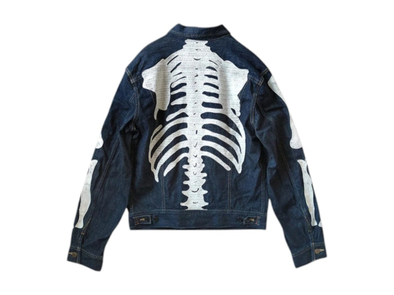 Kapital 11.5 oz Mexican Tuxedo Westerner Bone Denim Indigo