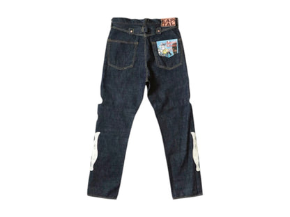 Kapital 12.5 oz Mexican Tuxedo 5P Okagilly Denim Indigo