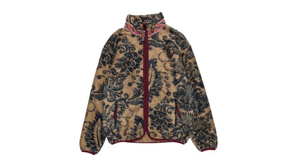 Kapital DAMASK VirginMary Fleece Zip Blouson Beige