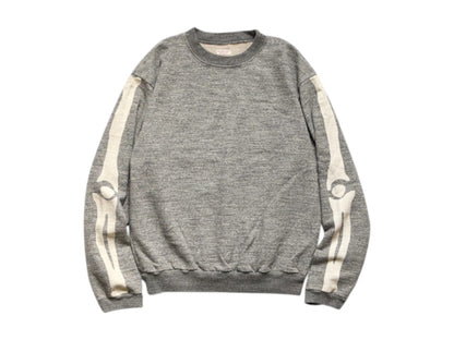 Kapital Fleece Big Crewneck Sweater Heather Charcoal