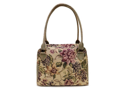 Kapital Gobelin Small Flower Fargo Bag Sand Beige