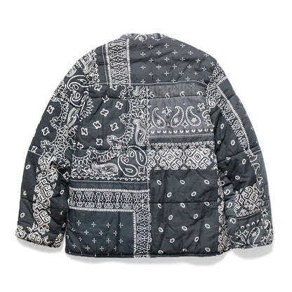 Kapital Quilted Ptachwork Bandana Jacket Black