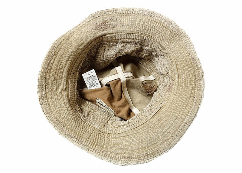 Kapital The Old Man And The Sea Chino Crash Remake Hat Beige