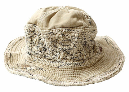 Kapital The Old Man And The Sea Chino Crash Remake Hat Beige