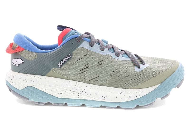 Karhu Ikoni Trail 1.0 WR Oil Green Mineral Blue