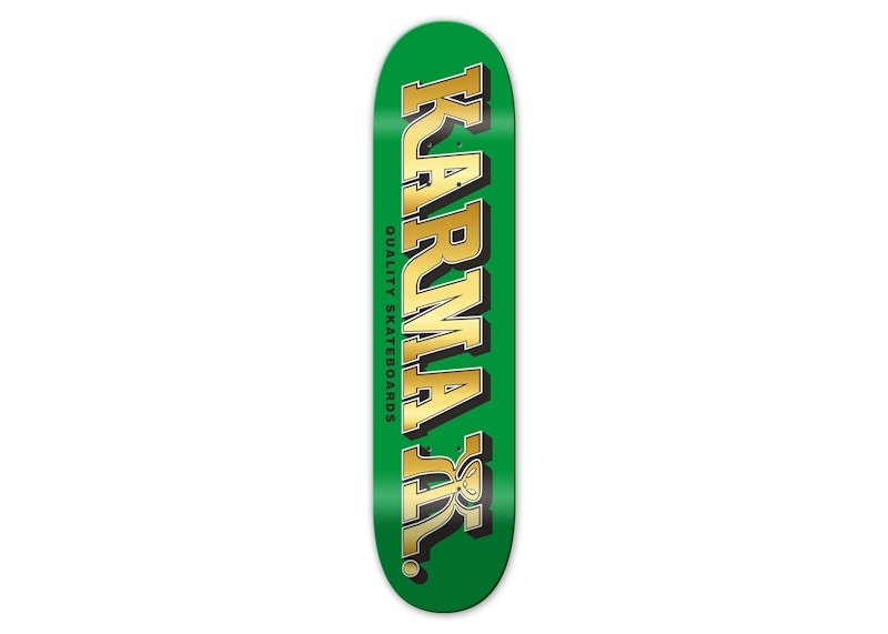 Karma Skateboards Kizla 8.25 Skateboard Deck Green