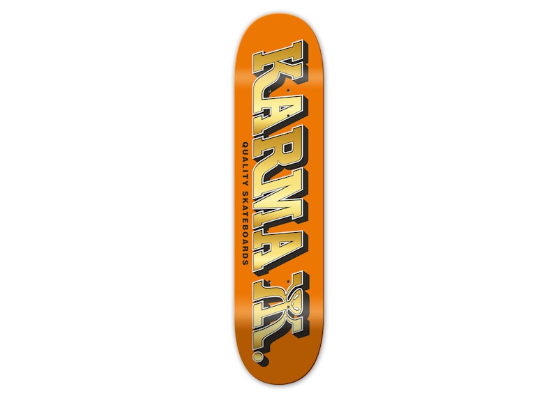 Karma Skateboards Kizla 8.25 Skateboard Deck Orange