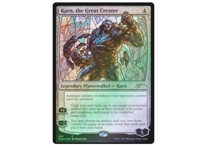 Karn, the Great Creator (Stained Glass) (Foil) Magic: The Gathering TCG Secret Lair Drop Series Promo #501 (Ungraded)