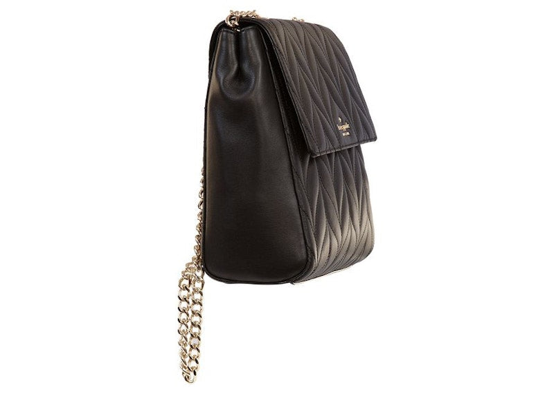 Kate Spade Briar Lane Quilted Brayden Satchel Bag Black