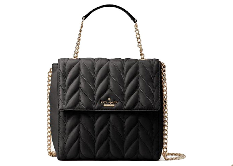 Kate Spade Briar Lane Quilted Brayden Satchel Bag Black
