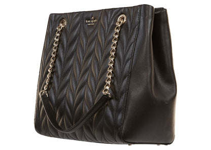 Kate Spade Briar Lane Quilted Willis Tote Bag Black