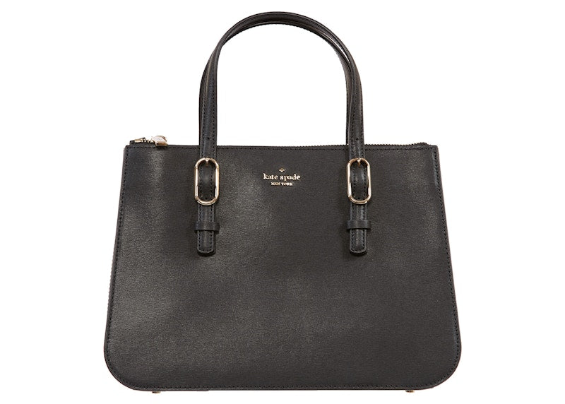 Kate Spade Connie Triple Gusset Crossbody Bag Medium Black
