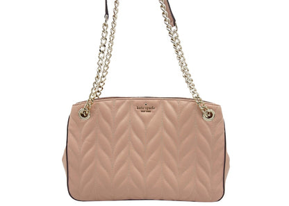 Kate Spade Convertible Quilted Briar Lane Shoulder Bag Medium Rosy Cheeks