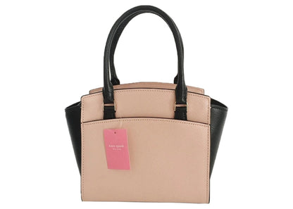 Kate Spade Jeanne Satchel Bag Small Warm Vellum/Black