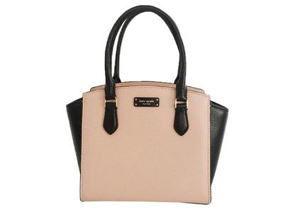 Kate Spade Jeanne Satchel Bag Small Warm Vellum/Black