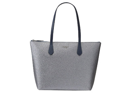 Kate Spade Joeley Glitter Tote Bag Large Dusk Navy