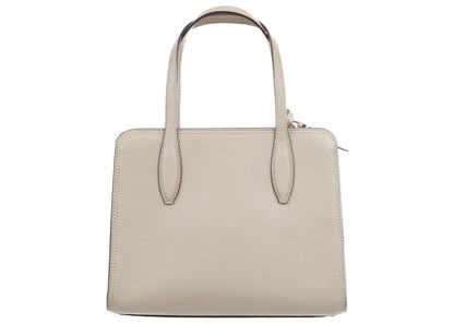 Kate Spade Rowe Leather Top Zip Satchel Bag Small Warm Beige