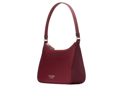 Kate Spade The Little Better Sam Nylon Shoulder Bag Small Dark Merlot