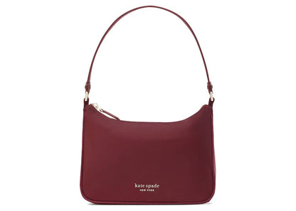 Kate Spade The Little Better Sam Nylon Shoulder Bag Small Dark Merlot