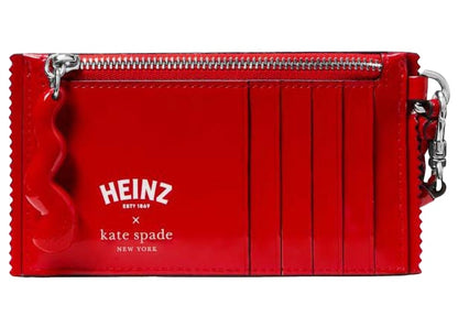 Kate Spade x Heinz New York Patent Card Case Wristlet Ketchup