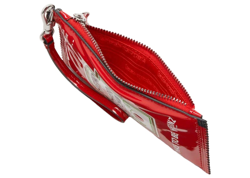 Kate Spade x Heinz New York Patent Card Case Wristlet Ketchup