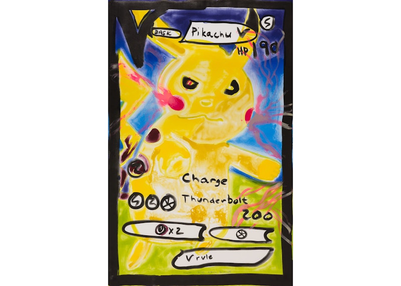 Katherine Bernhardt Pikachu (2022) (Signed, Edition of 65)