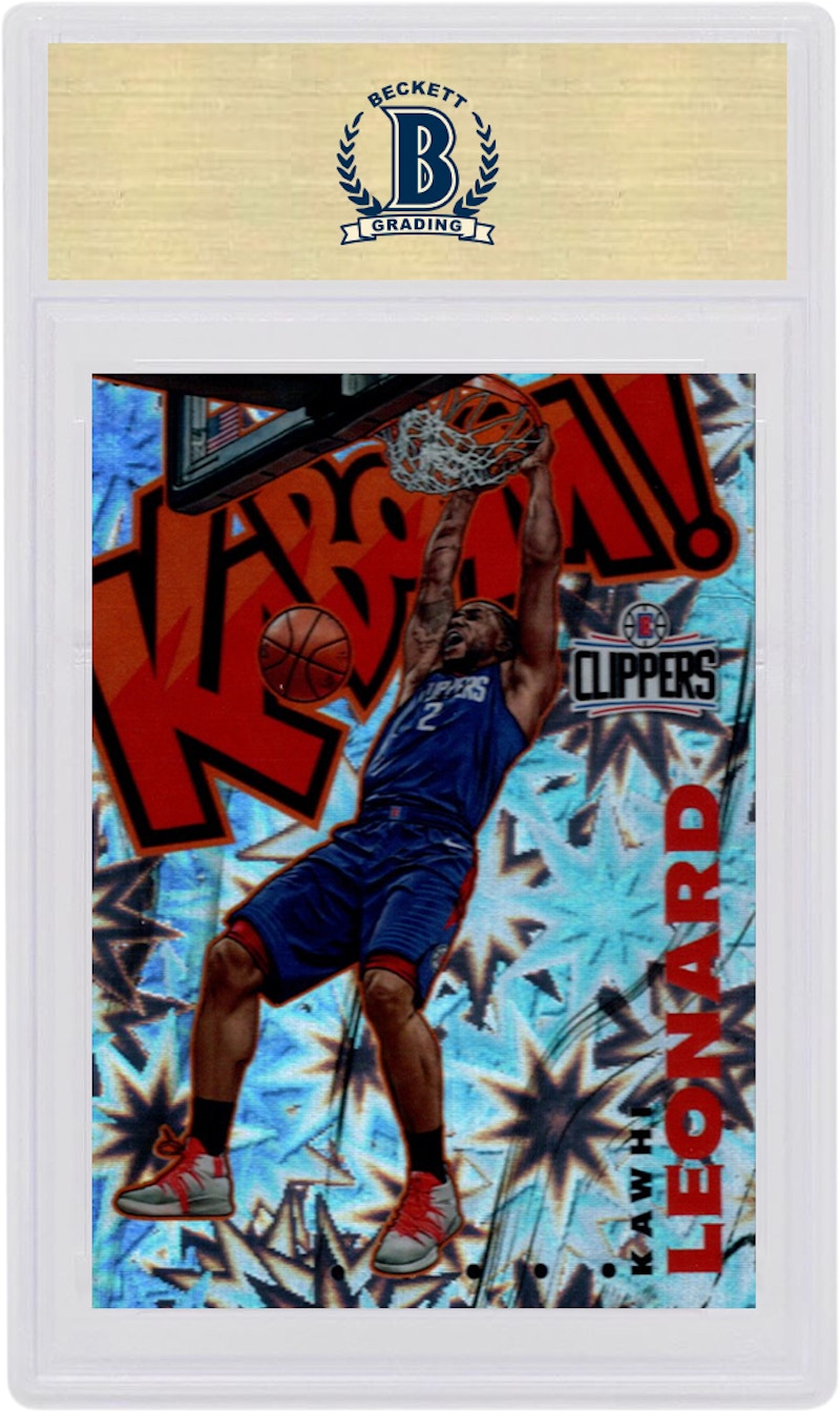 Kawhi Leonard 2019 Panini Crown Royale Kaboom! #17 (PSA or BGS Graded)