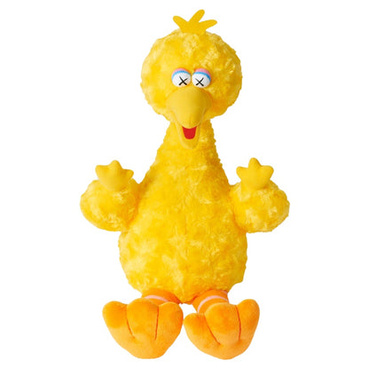 KAWS Sesame Street Uniqlo Big Bird Plush Toy Yellow