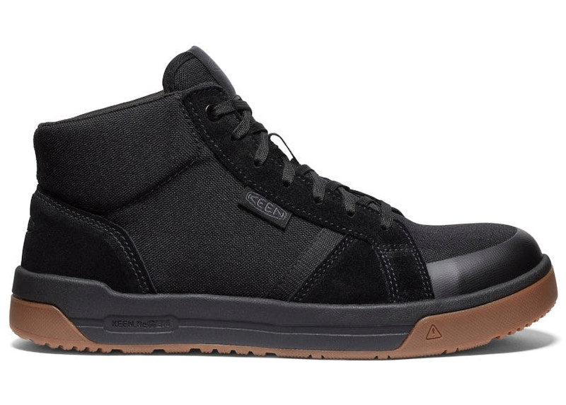 Keen Kenton Mid Carbon Toe Work Shoe Black Gum