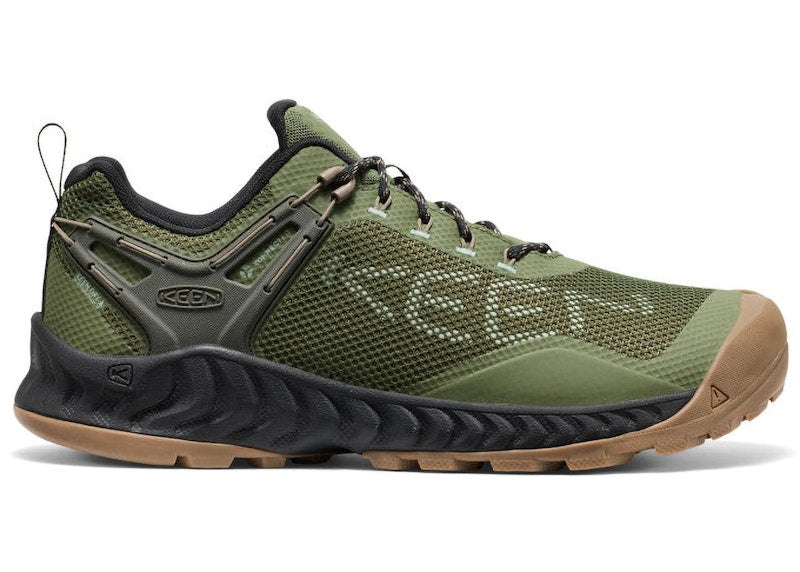 Keen NXIS EVO Waterproof Shoe Bronze Green Brindle